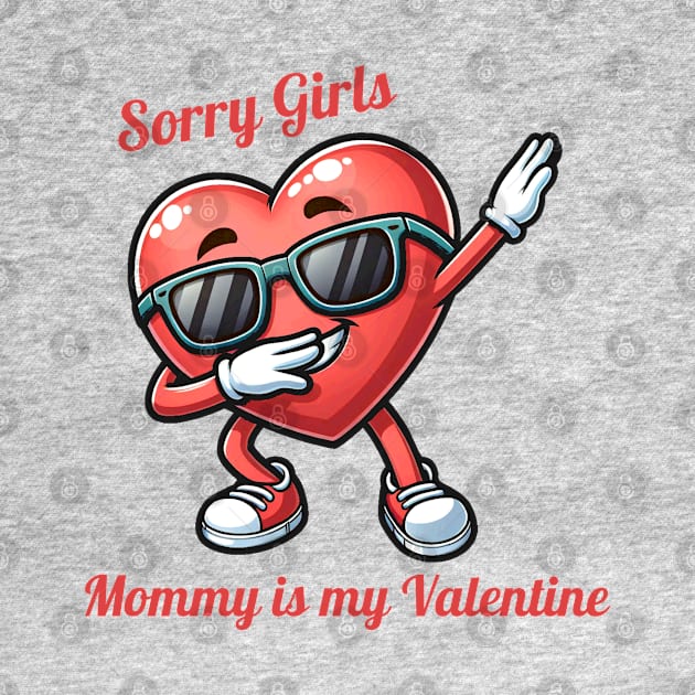 Sorry Girls Mommy Is My Valentine by Etopix